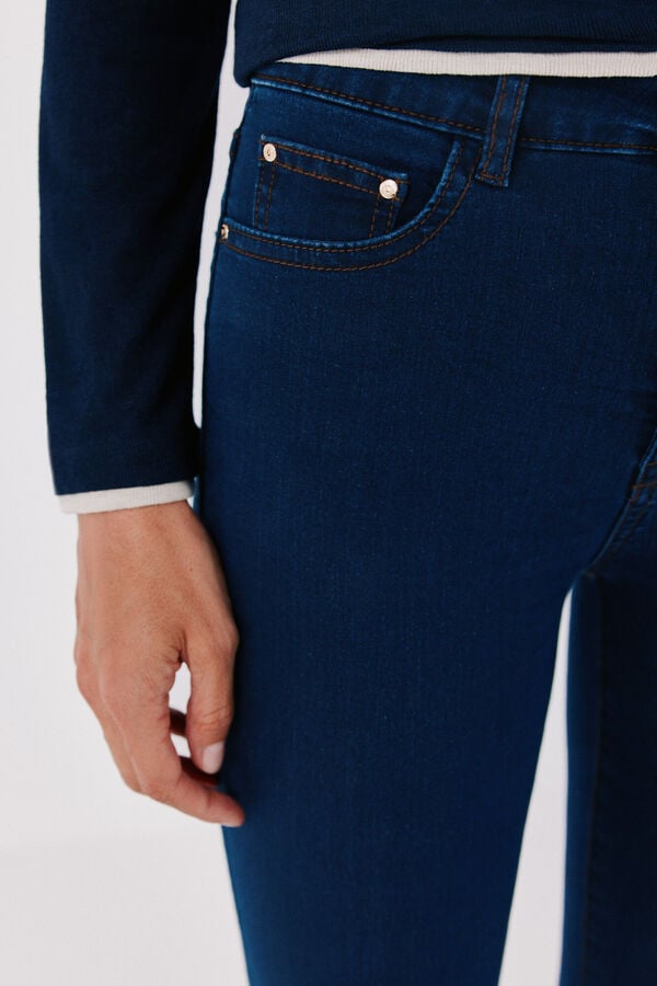 Cortefiel Jeans Sensational Pitillo Azul
