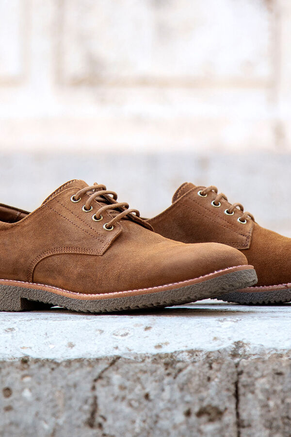 Panama Jack Zapato hombre piel Marr&oacute;n