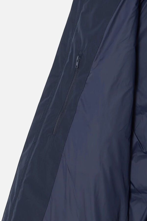 Silbon Abrigo tecnico capucha warm azul marino Azul marino