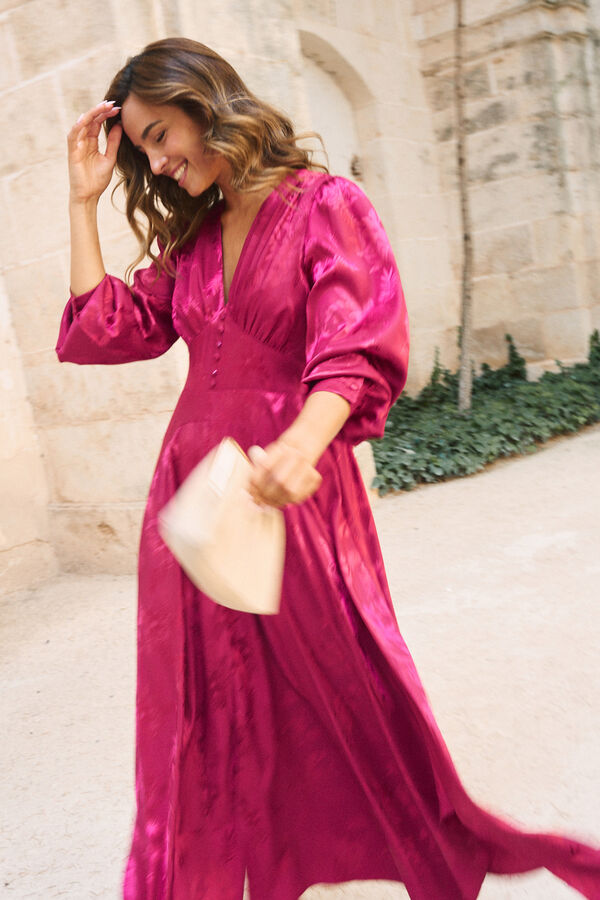 Polín Et Moi Vestido com decote Biniara Granada
