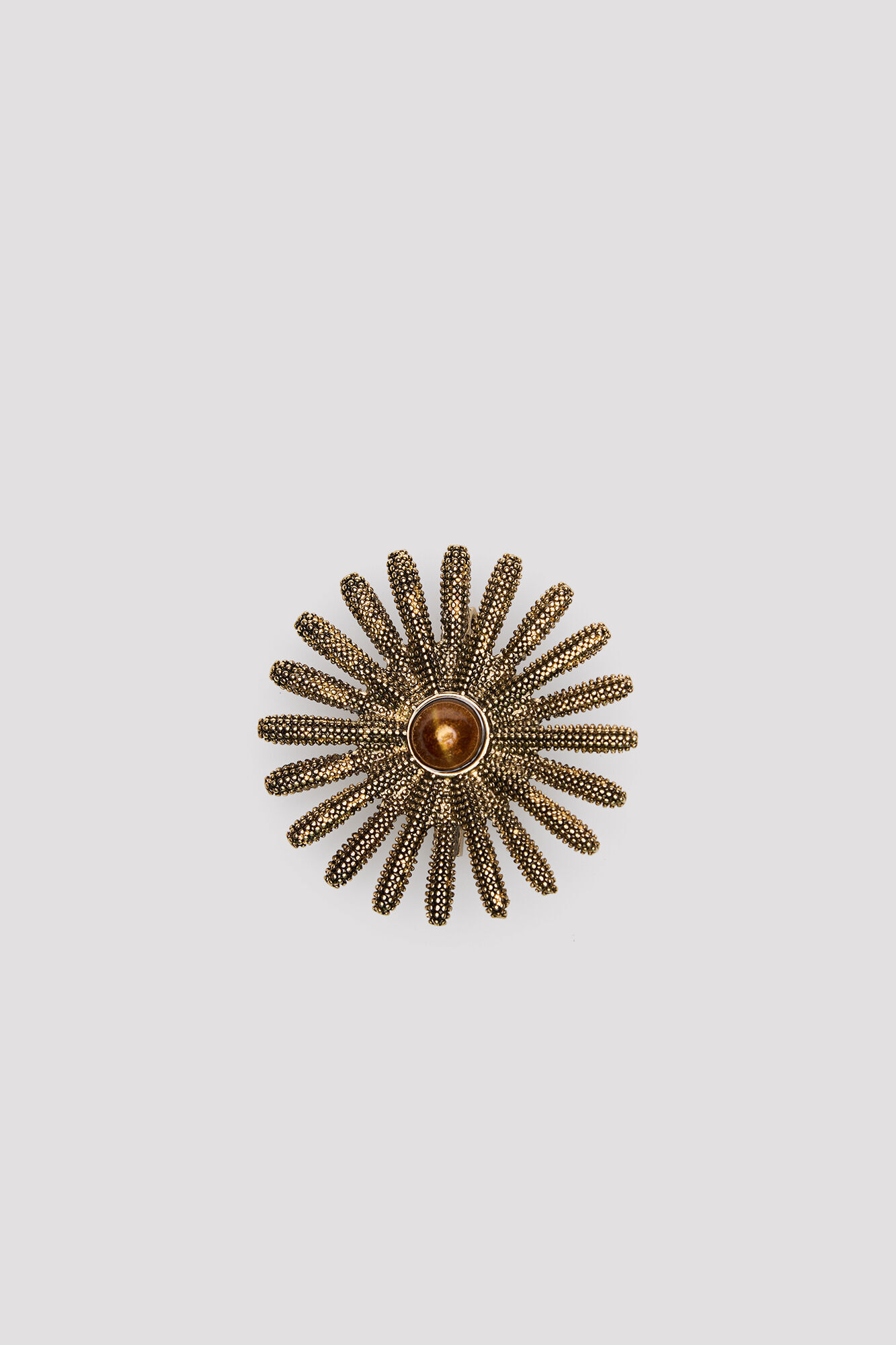 Cortefiel Resin sun brooch