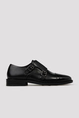 Cortefiel Two buckle dress shoe Black
