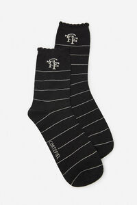 Cortefiel Long socks Black