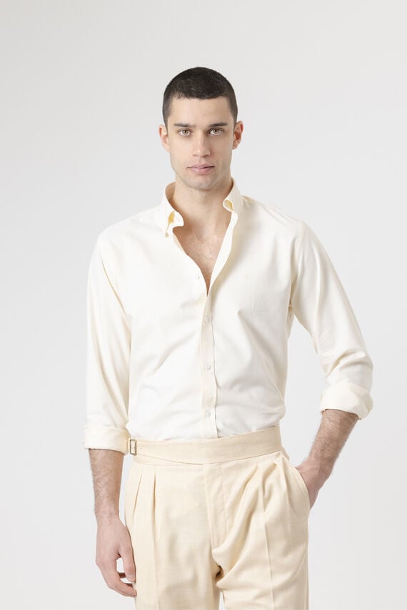 Camisa casual oxford algodón