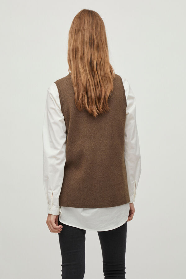 Cortefiel Women's basic jersey-knit vest 