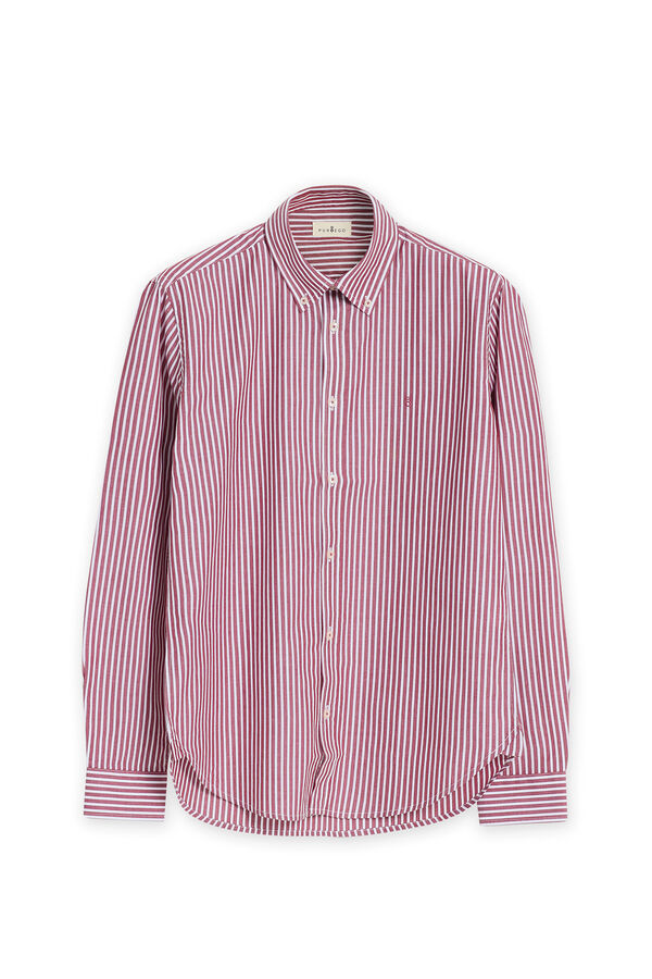 PuroEGO Camisa riscas  Vermelho
