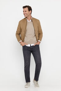 Cortefiel Regular fit dynamic jeans Grey