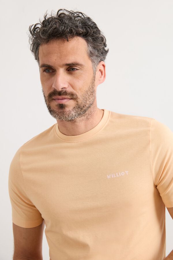 Williot Ethnic Circle T-shirt Orange