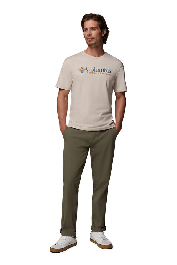 Columbia Camiseta basic logo™ Columbia para hombre Beige