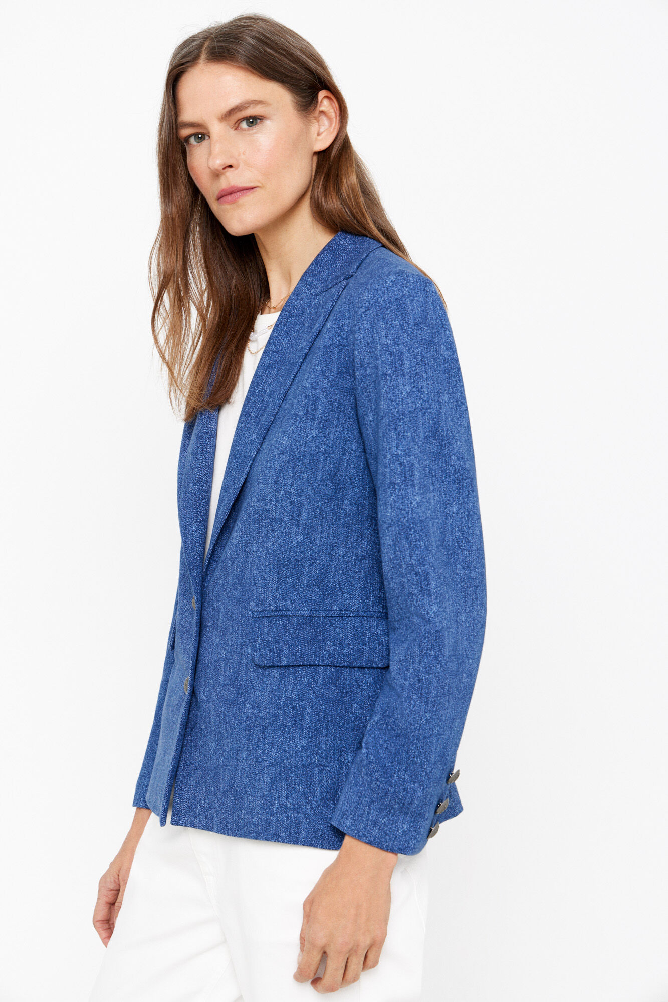 Jersey knit shop blazer womens