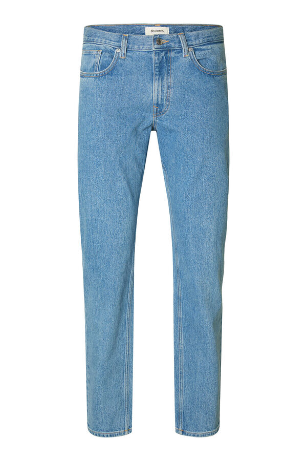 Selected Calça calça Slim Fit  Azul