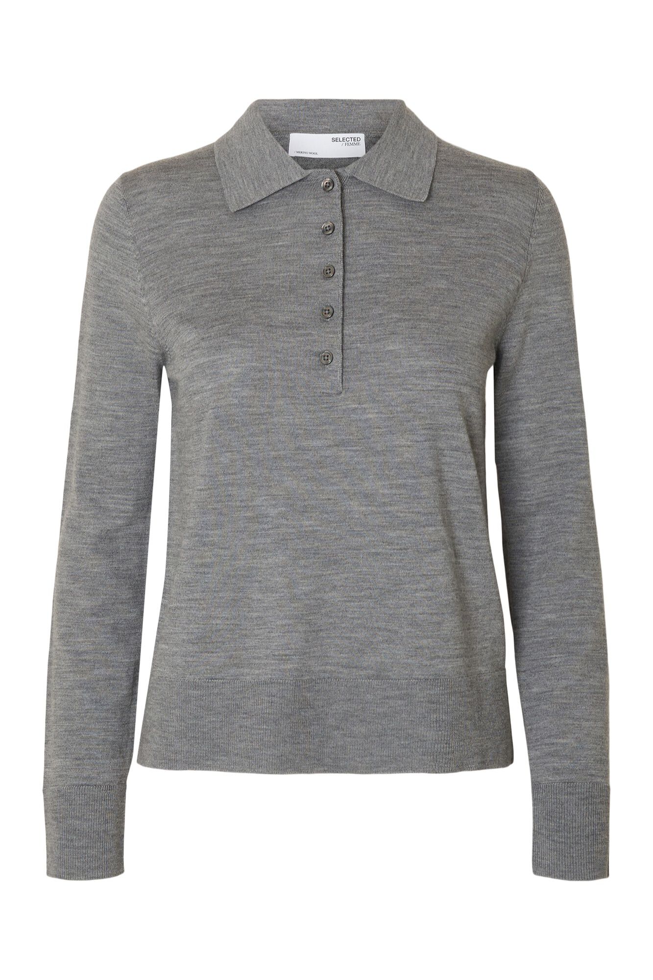 Selected Polo 100% lana merino