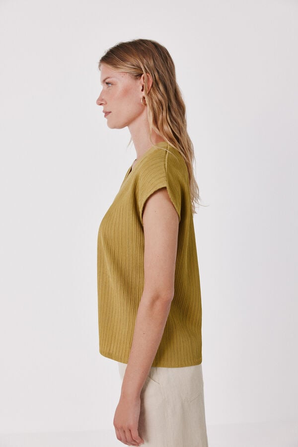 Cortefiel Combined top Yellow