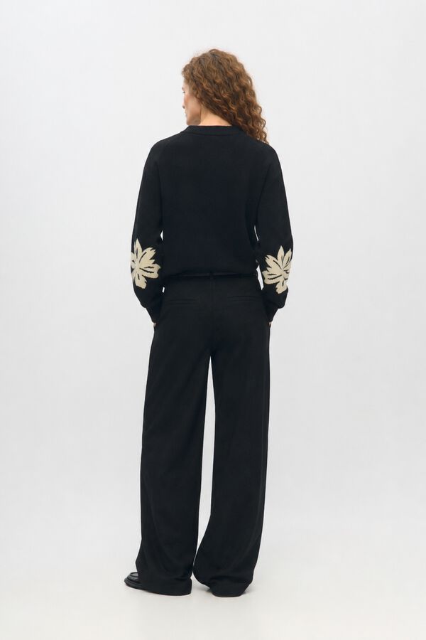 Object Camisola de malha estampada Impress&atilde;o