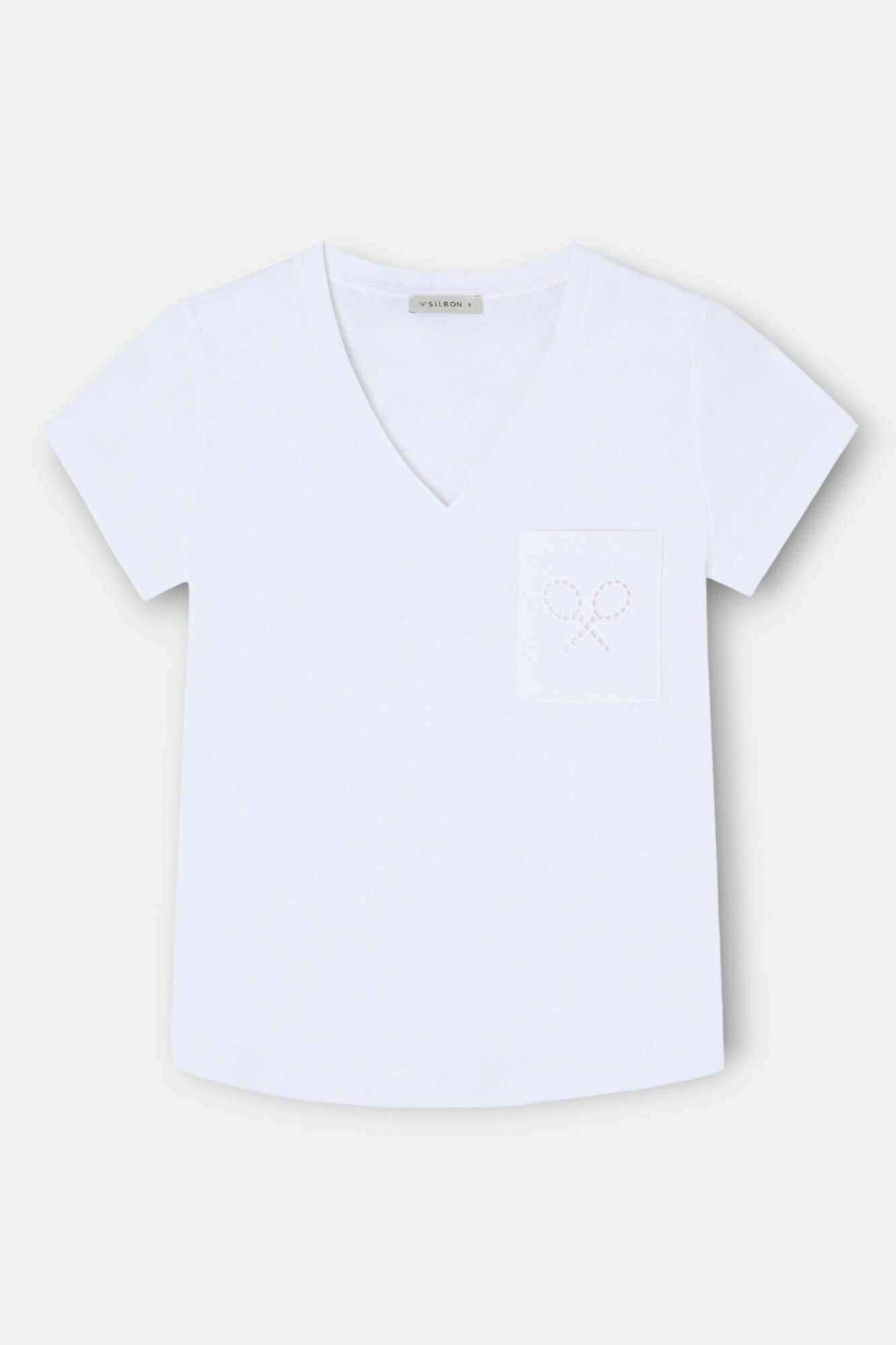 Silbon T-shirt bolso raquete