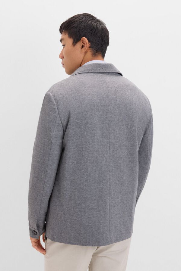Cortefiel Knitted jersey-knit Grey