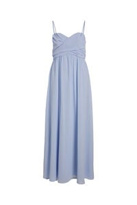 Cortefiel Long strappy evening dress Blue