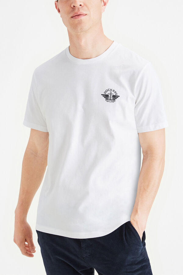 Cortefiel Short-sleeved T-shirt White
