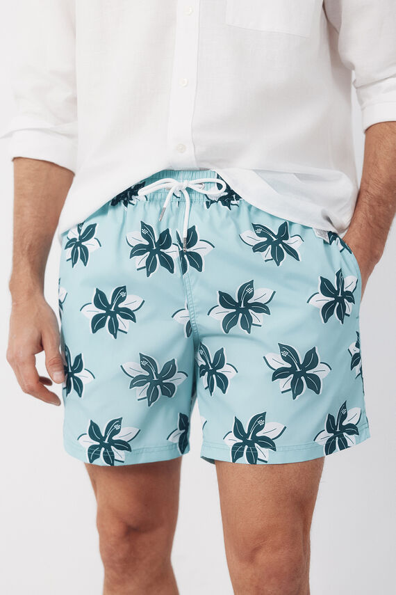 Bañador estampado flores grandes