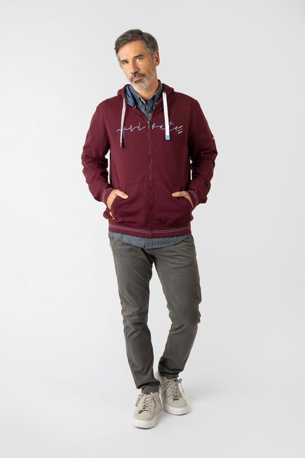Privata Sweatshirt aberto com capuz e bolsos Granada