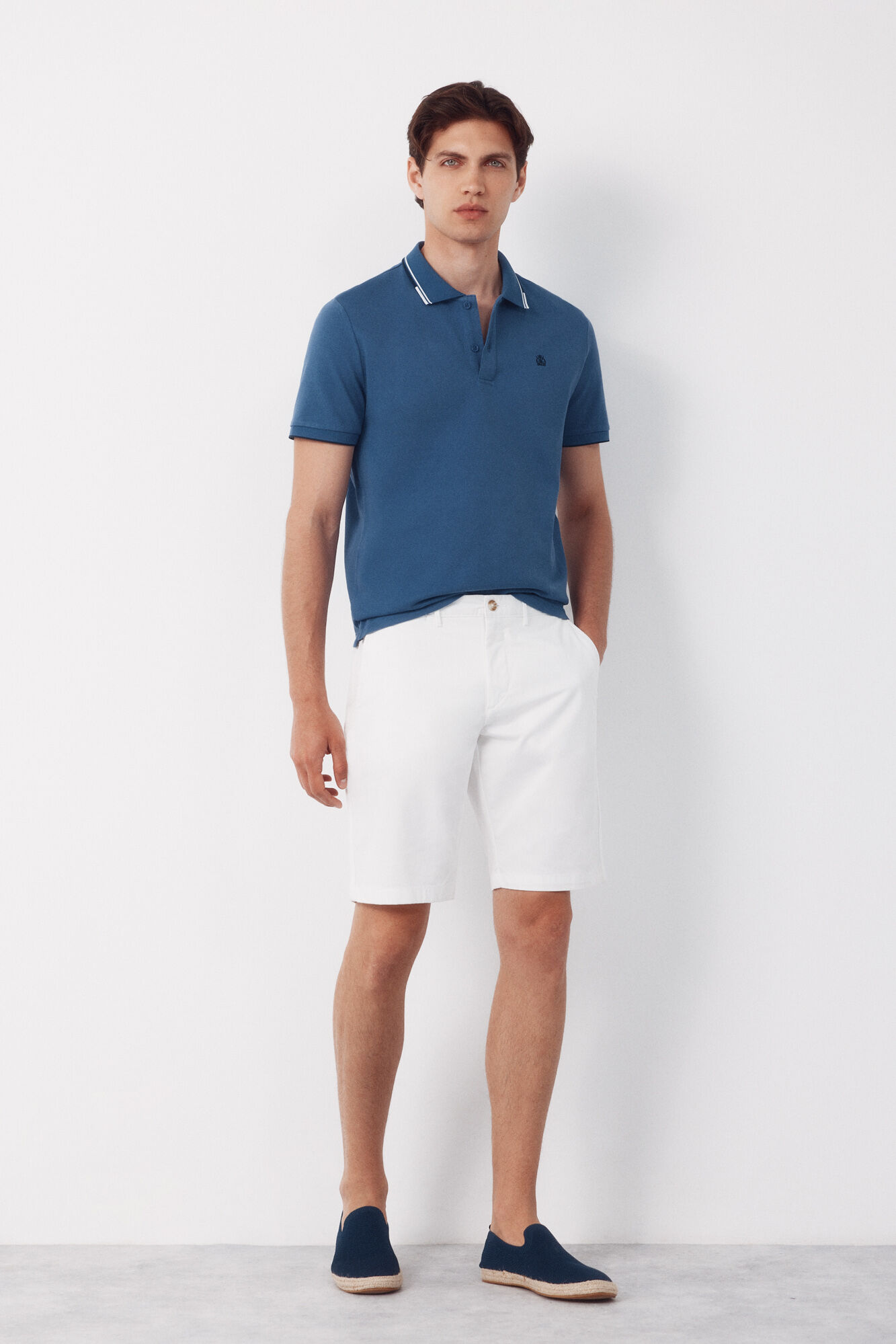 Cortefiel Polo shirt with tips