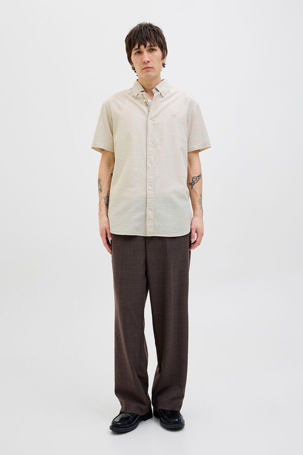 Jack & Jones Camisa regular fit Cinzento