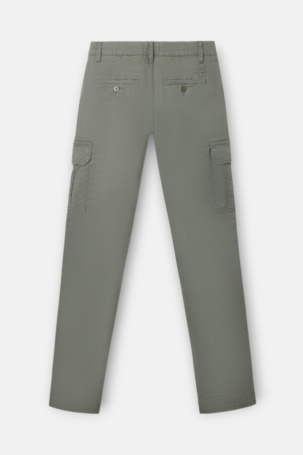 Silbon Calça cargo casual Verde