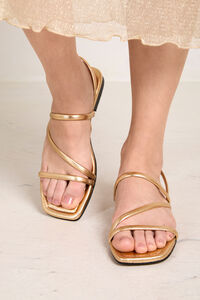 Bryan Stepwise Sand&aacute;lia tipo pala em pele