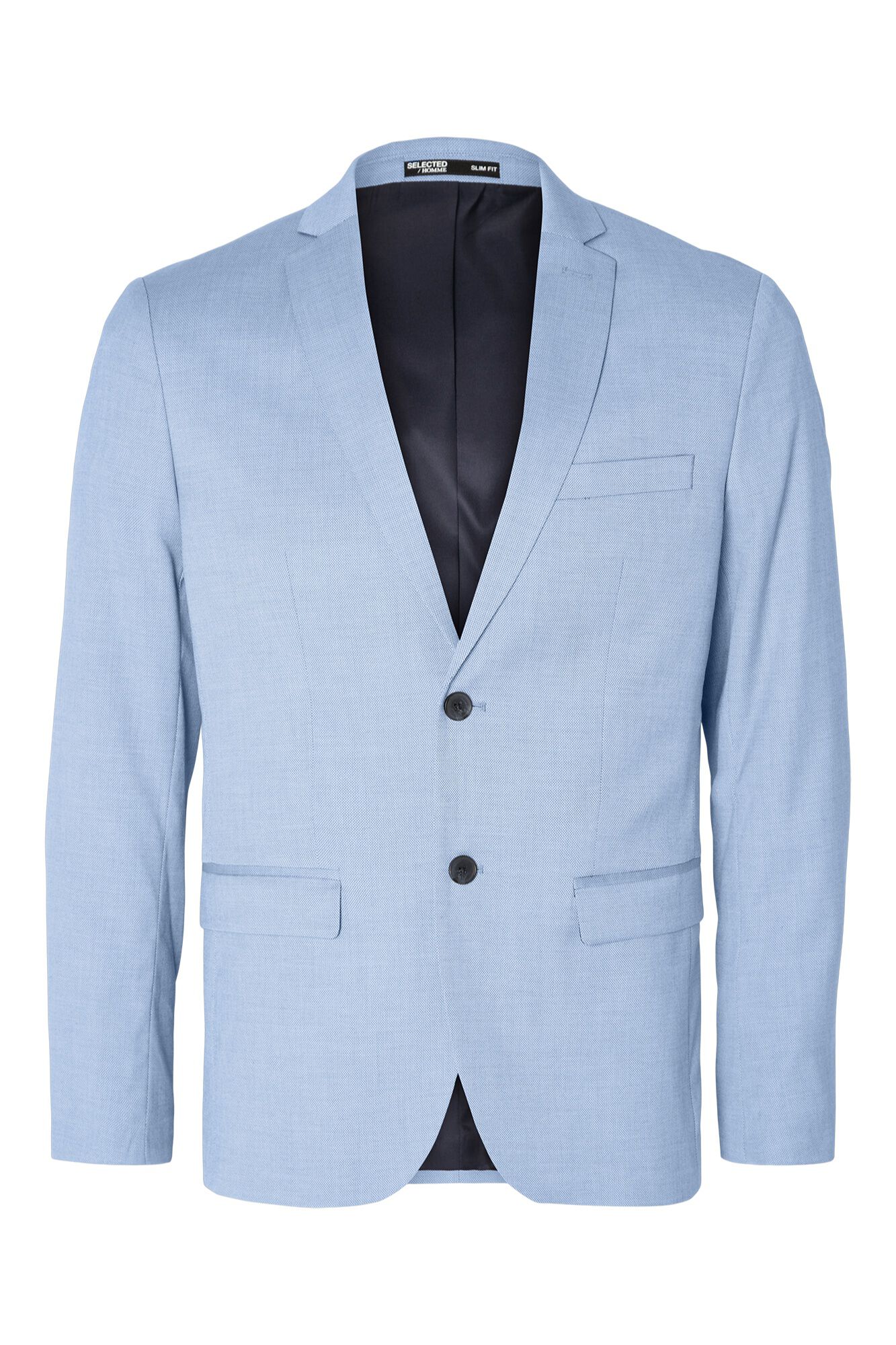Selected Blazer de fato Slim Fit confecionado com materiais reciclados