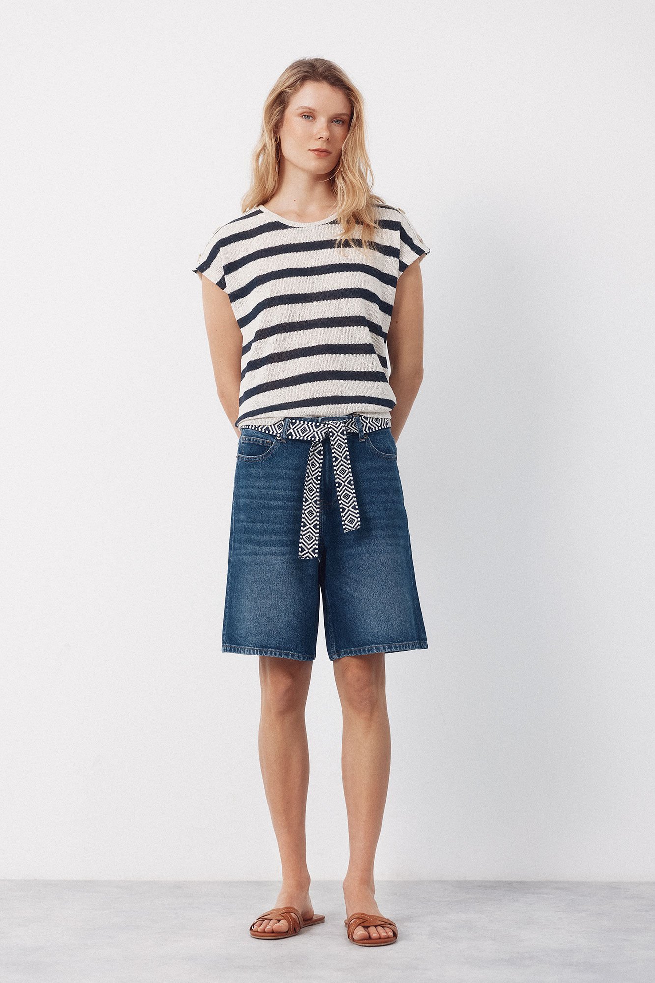 Cortefiel Denim Bermuda shorts