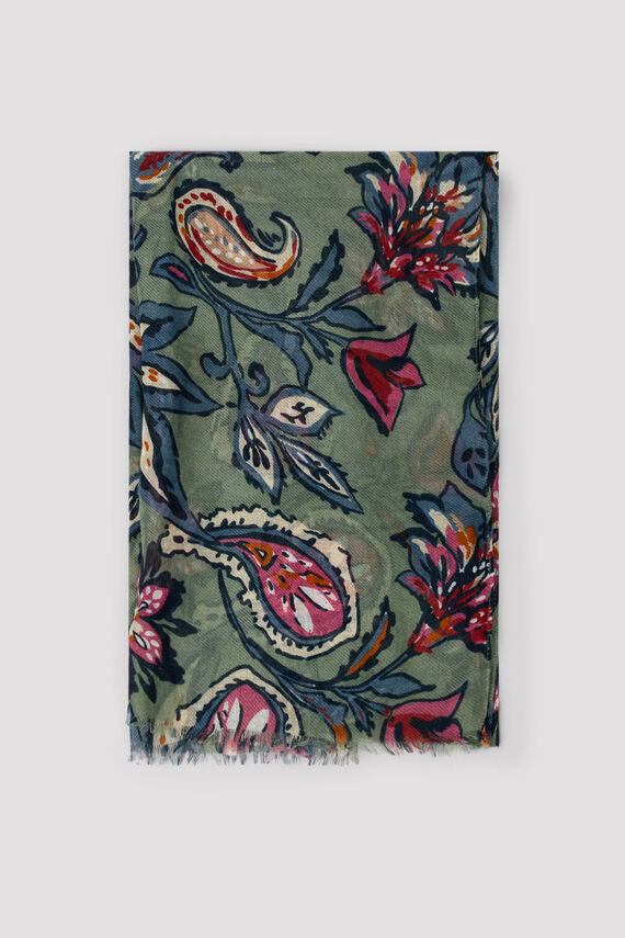 Fular floral multicolor