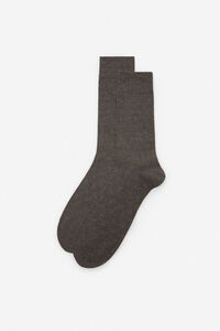 Cortefiel Motif socks with Coolmax Dark grey