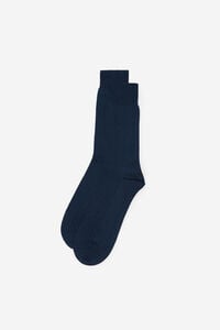 Cortefiel Pack calcetines algodón vestir Azul marino
