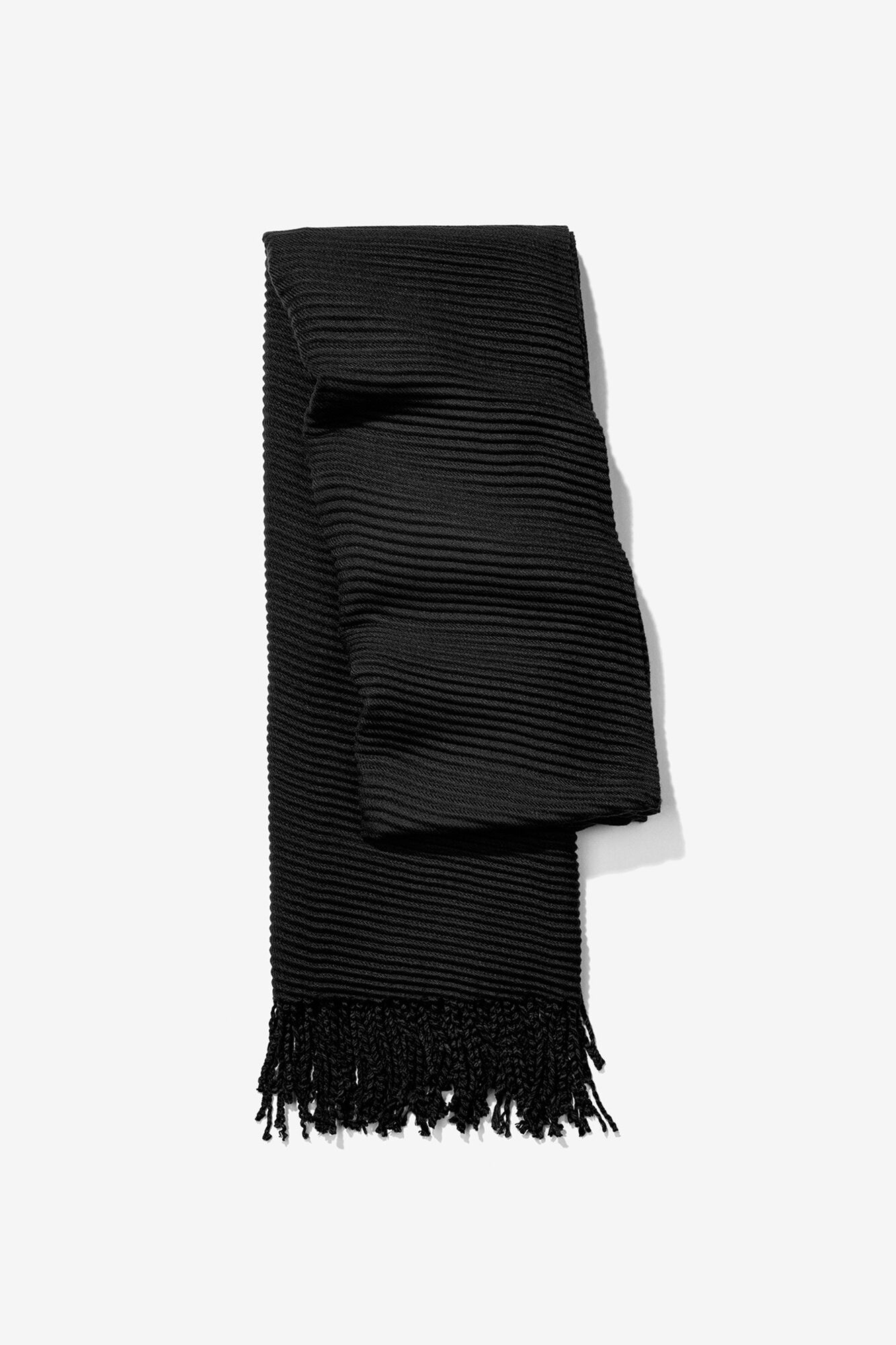 Vilanova Manta retangular plissada