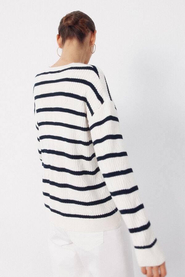 Cortefiel Camisola de toque suave Impress&atilde;o