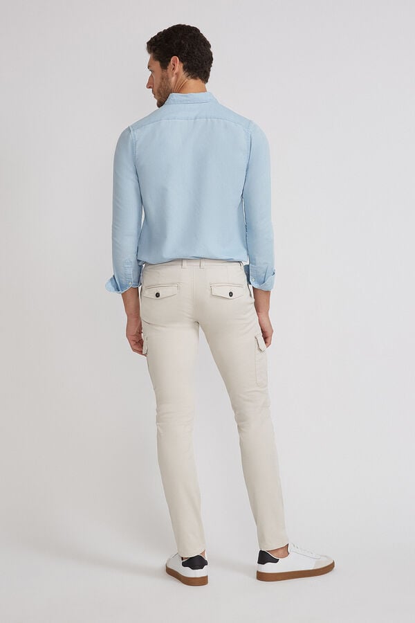 Street Monkey Cal&ccedil;as cargo para homem Tostado