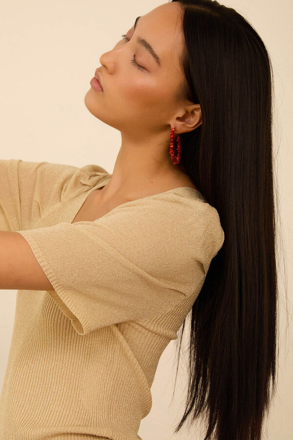 Meisie Short sleeve jumper Gold