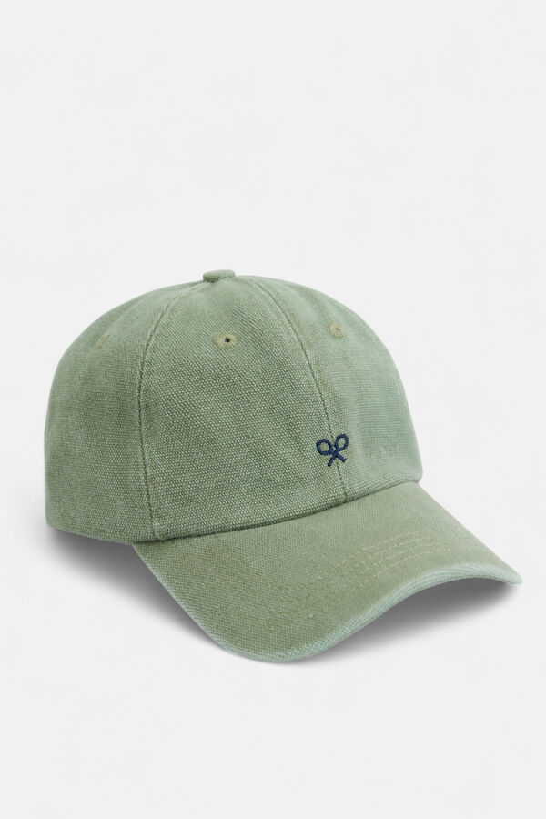 Silbon Gorra raquetas bordadas Verde