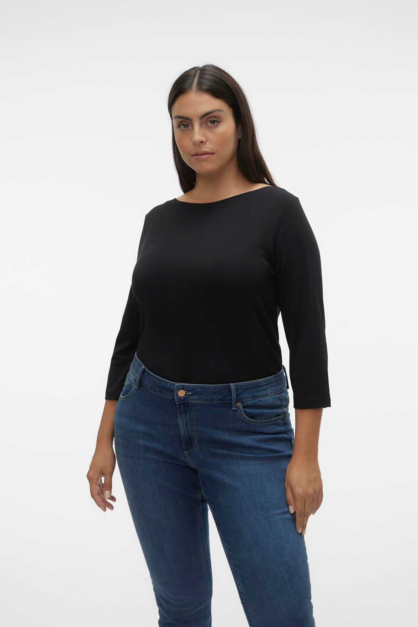 Camiseta basica talla grande Tops y camisetas de mujer Cortefiel