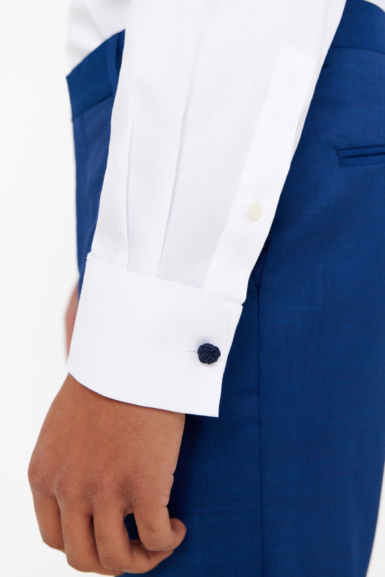 Camisa gemelos lisa facil plancha Camisas de hombre Cortefiel