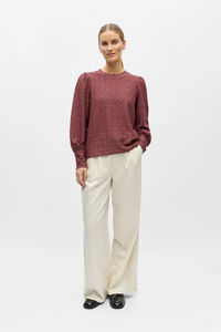 Object Top estrutura de manga comprida