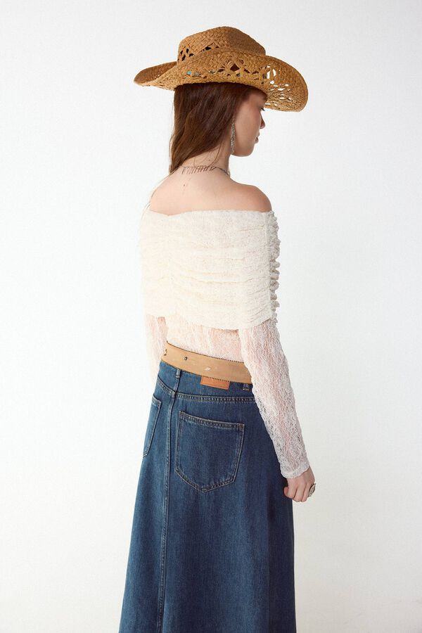 Slowlove Top lencero Marfil