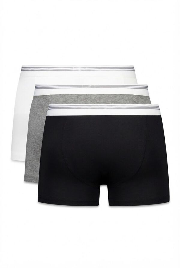 Cortefiel Jersey-knit 3-pack boxers Black