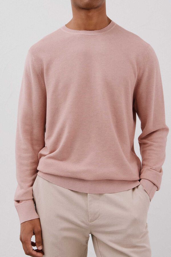 Cortefiel Fine knit jumper  Pink