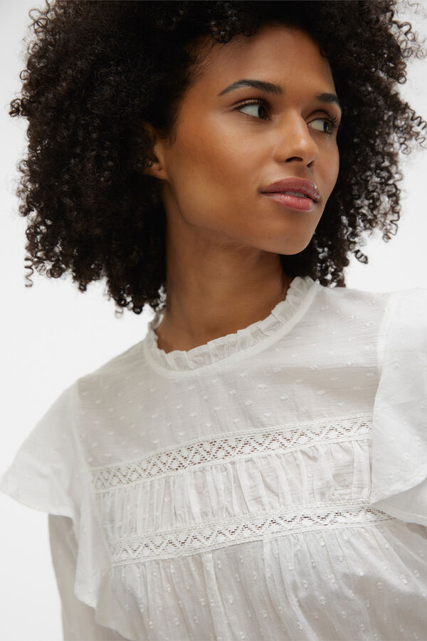 Vero Moda Blusa plumeti com top Branco