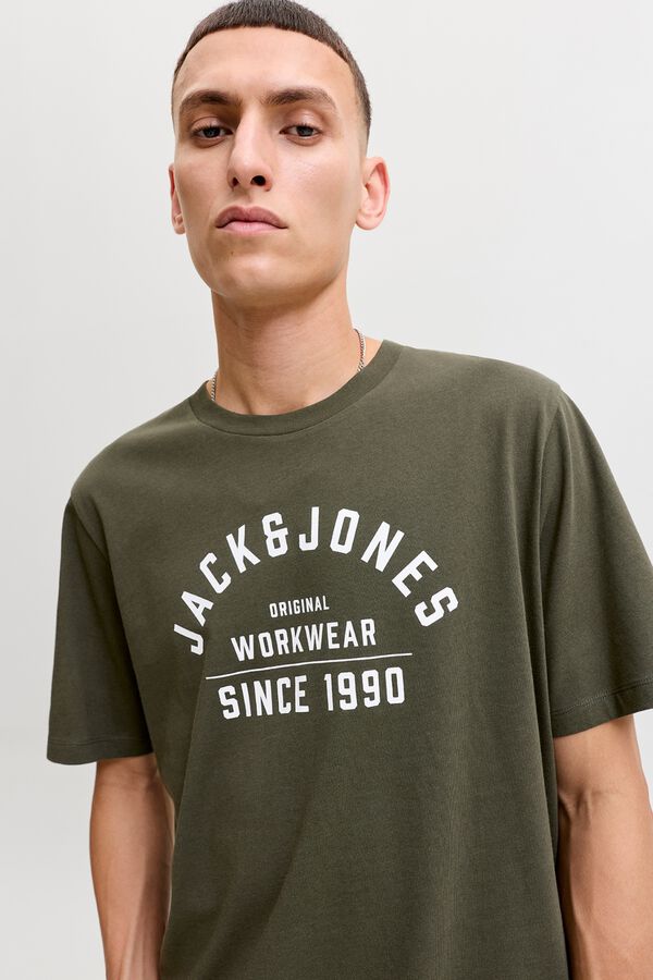 Jack & Jones T-shirt estampado regular fit Verde