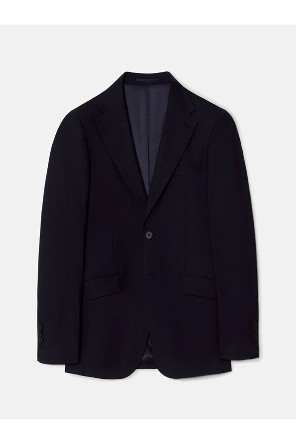 Silbon Blazer de fato natural stretch Azul