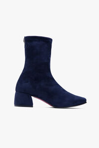 Cortefiel Heeled ankle boot Navy
