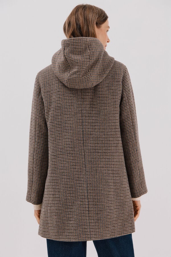 Cortefiel Hooded hood Multicolour