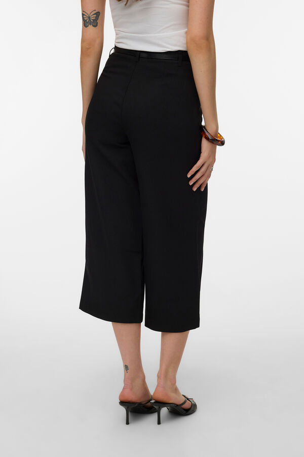 Vero Moda Cal&ccedil;a culotte de vestir Preto